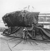 SRN4s damaged at sea